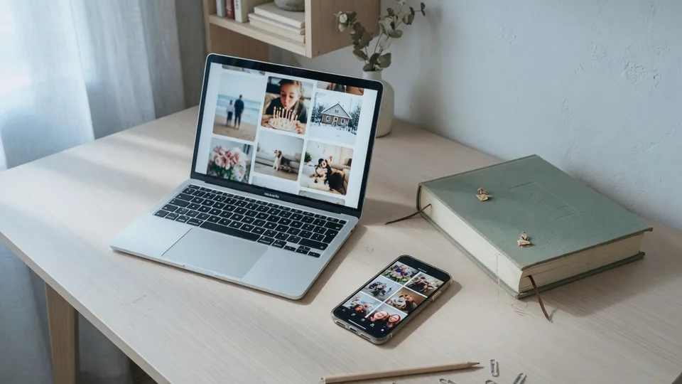 Private browser image compression on laptop and phone without server upload