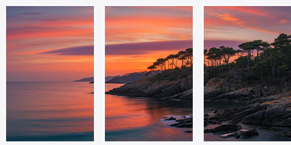 Wide scene use cases for panorama splitter workflows